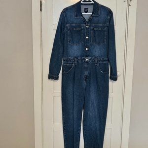 Gap denim jumpsuit size 8